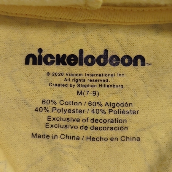 Spongebob Squarepants All Over Print Graphic Women's Hoodie Size M - Picture 3 of 3